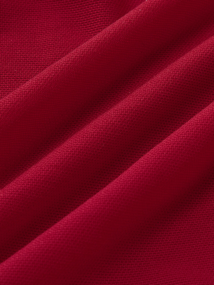 Plissiertes Jersey-T-Shirt