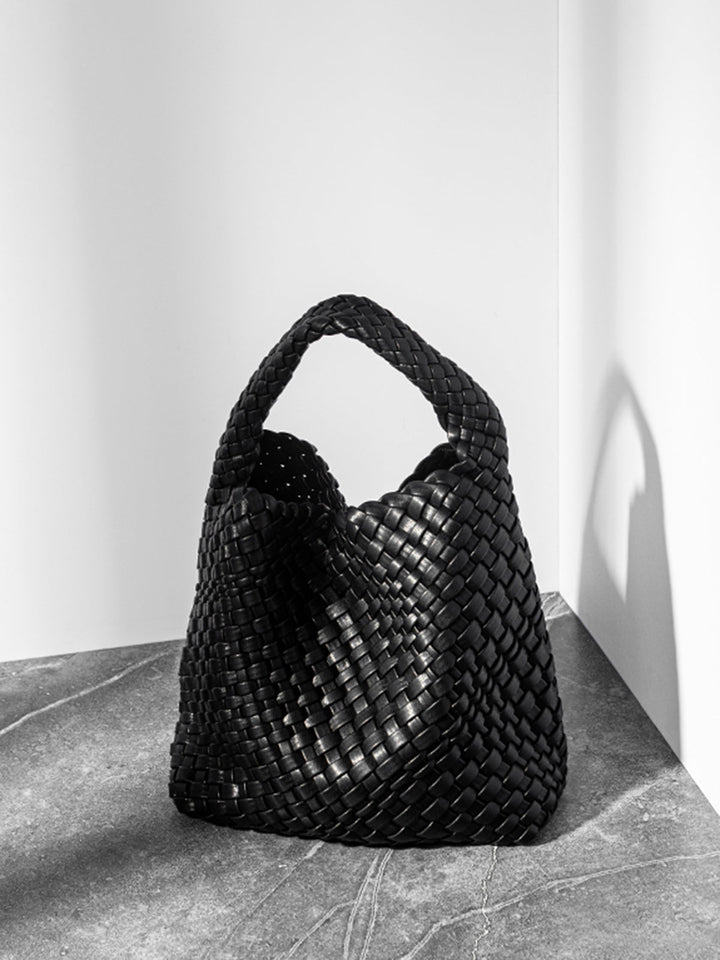 Große Kapazität Gewebte Achseltasche