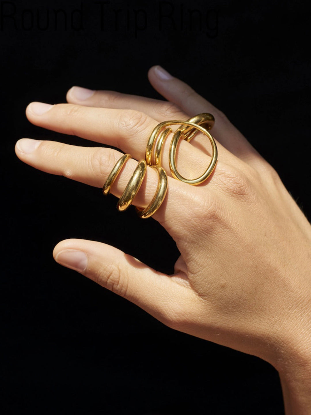 1 Stk. Unregelmäßiger Frühlings-Twist-Ring