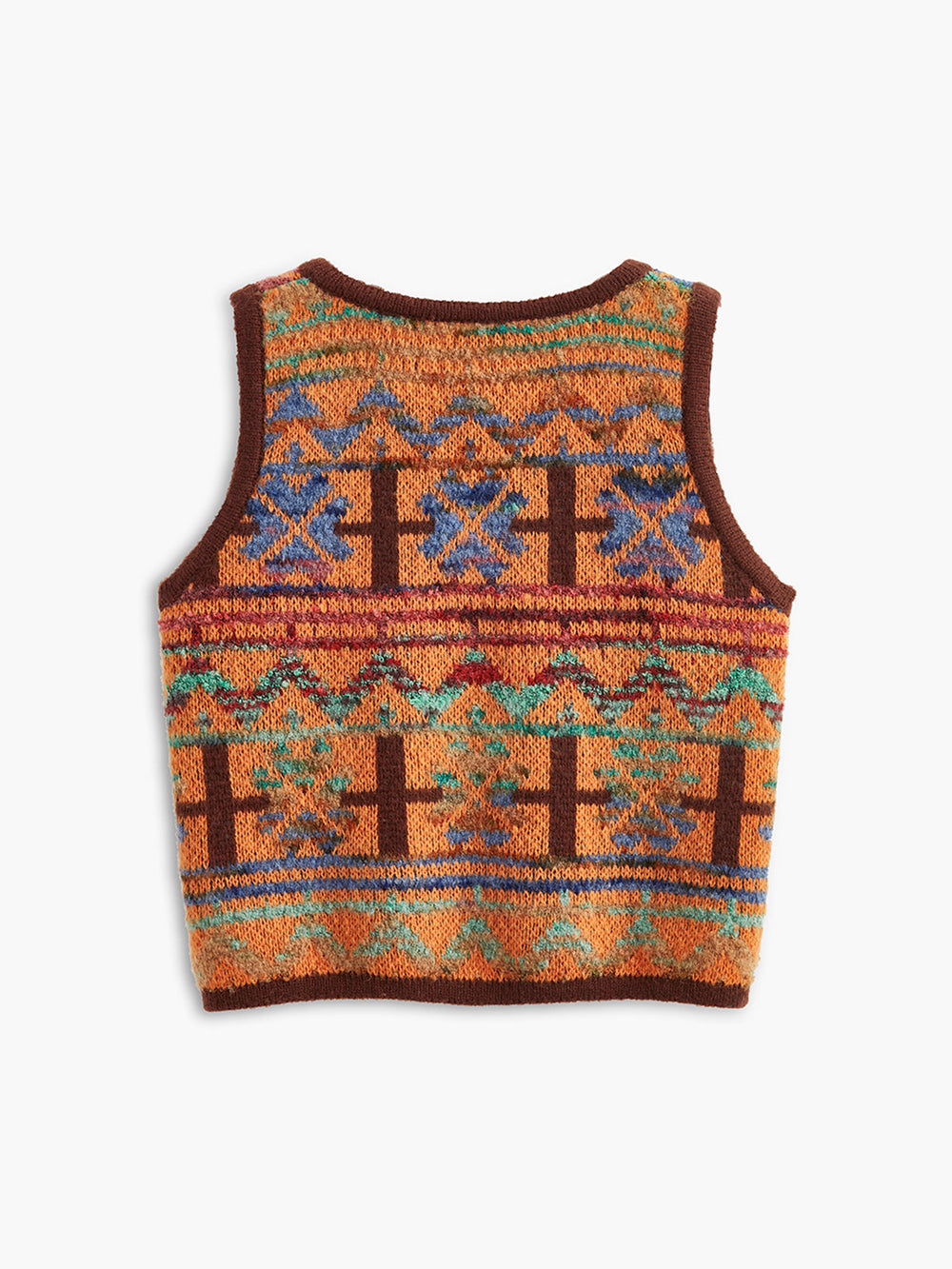 Böhmischer V-Ausschnitt Pullover Weste
