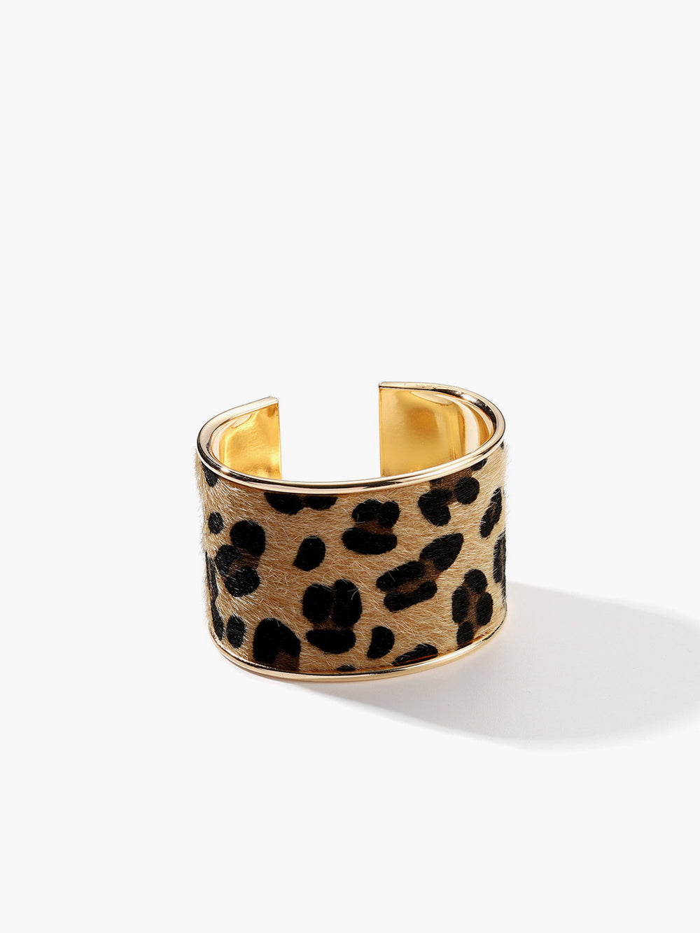 Leopardenmuster Tunnel Offenes Armband