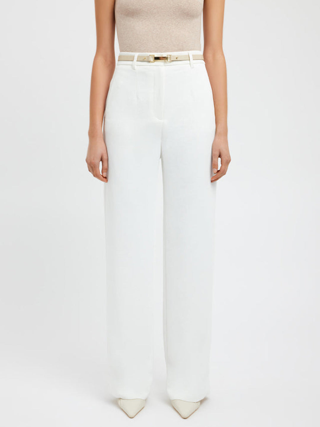 Business Casual Pockets Gerade Hose