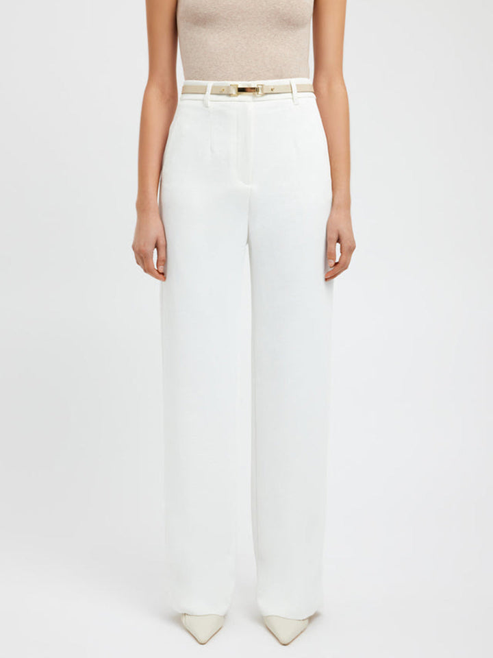 Business Casual Pockets Gerade Hose
