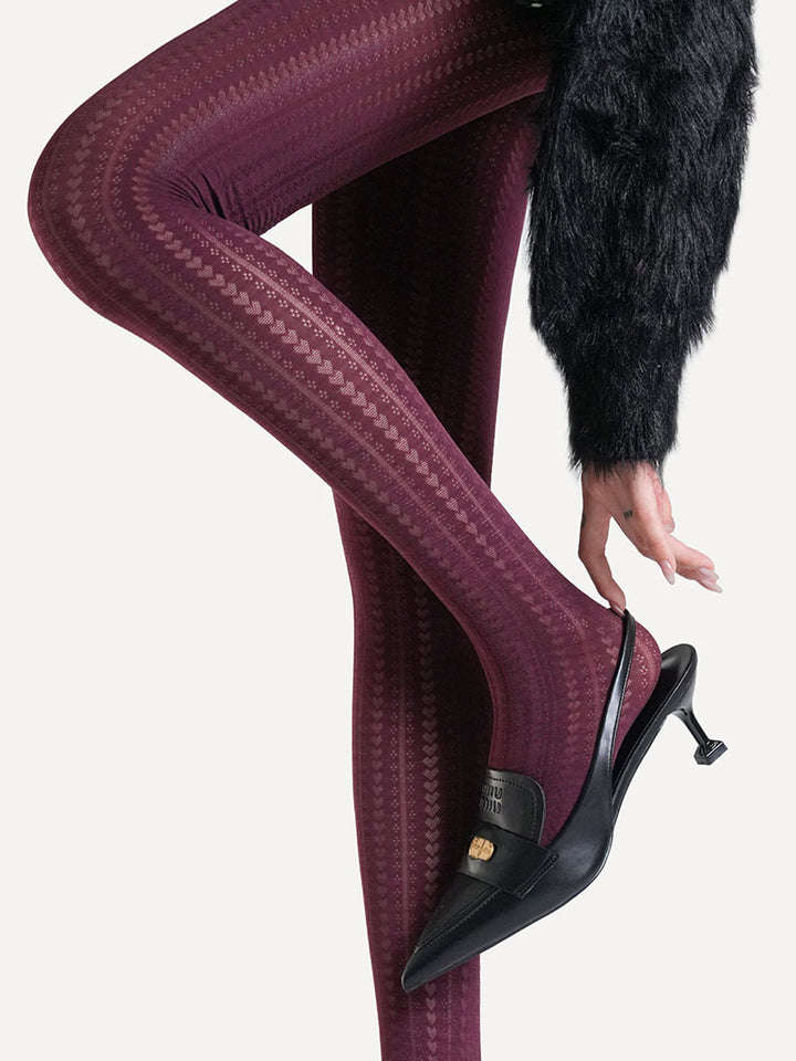 Herz Samt Total Komfort Strumpfhose