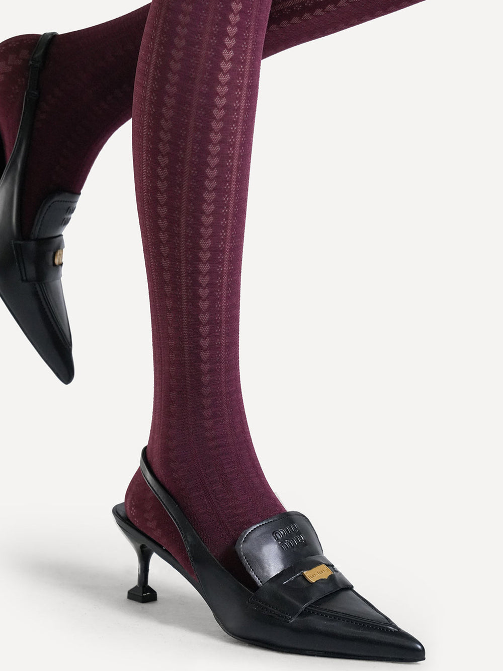 Herz Samt Total Komfort Strumpfhose