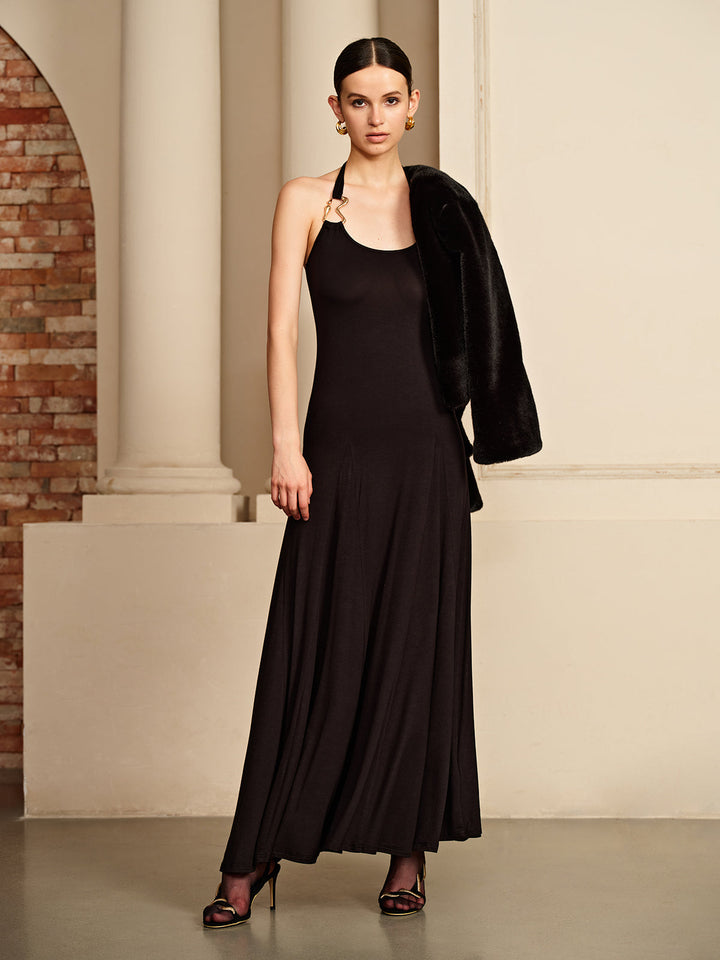 Unregelmäßiger Ring-Halterkleid