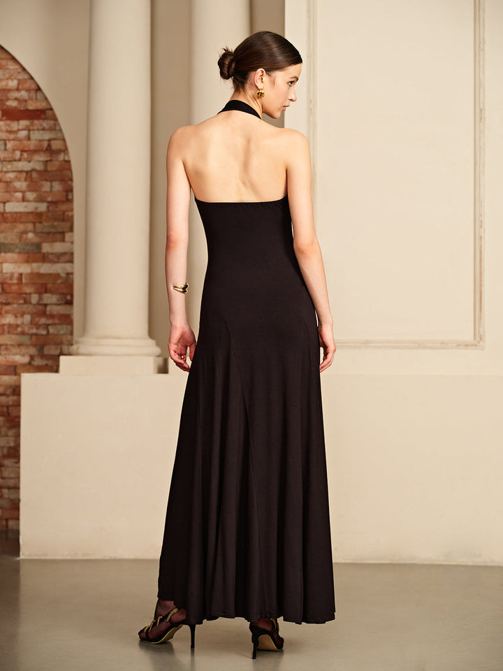 Unregelmäßiger Ring-Halterkleid