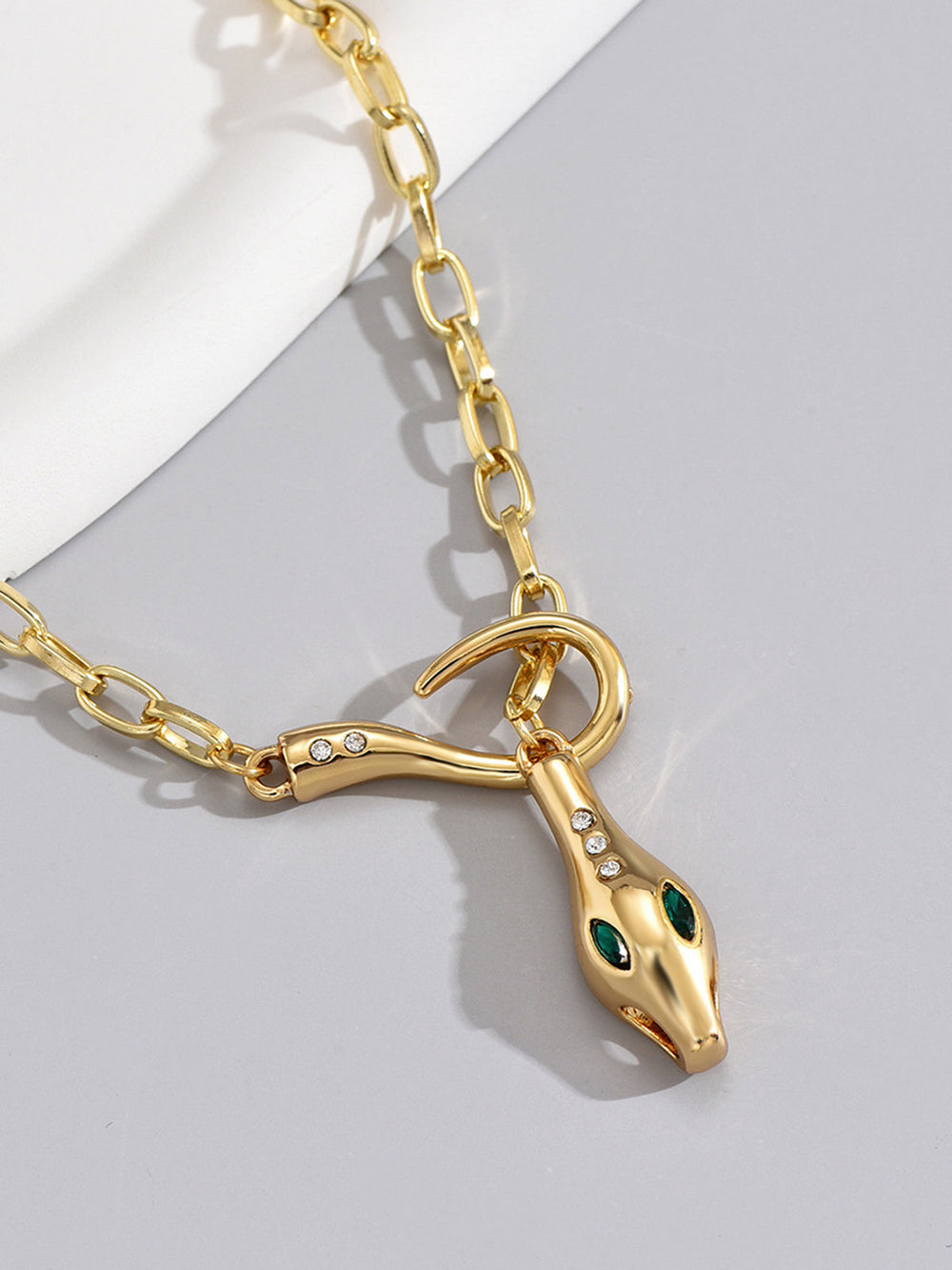 Rhinestone Schlangenkette Halskette