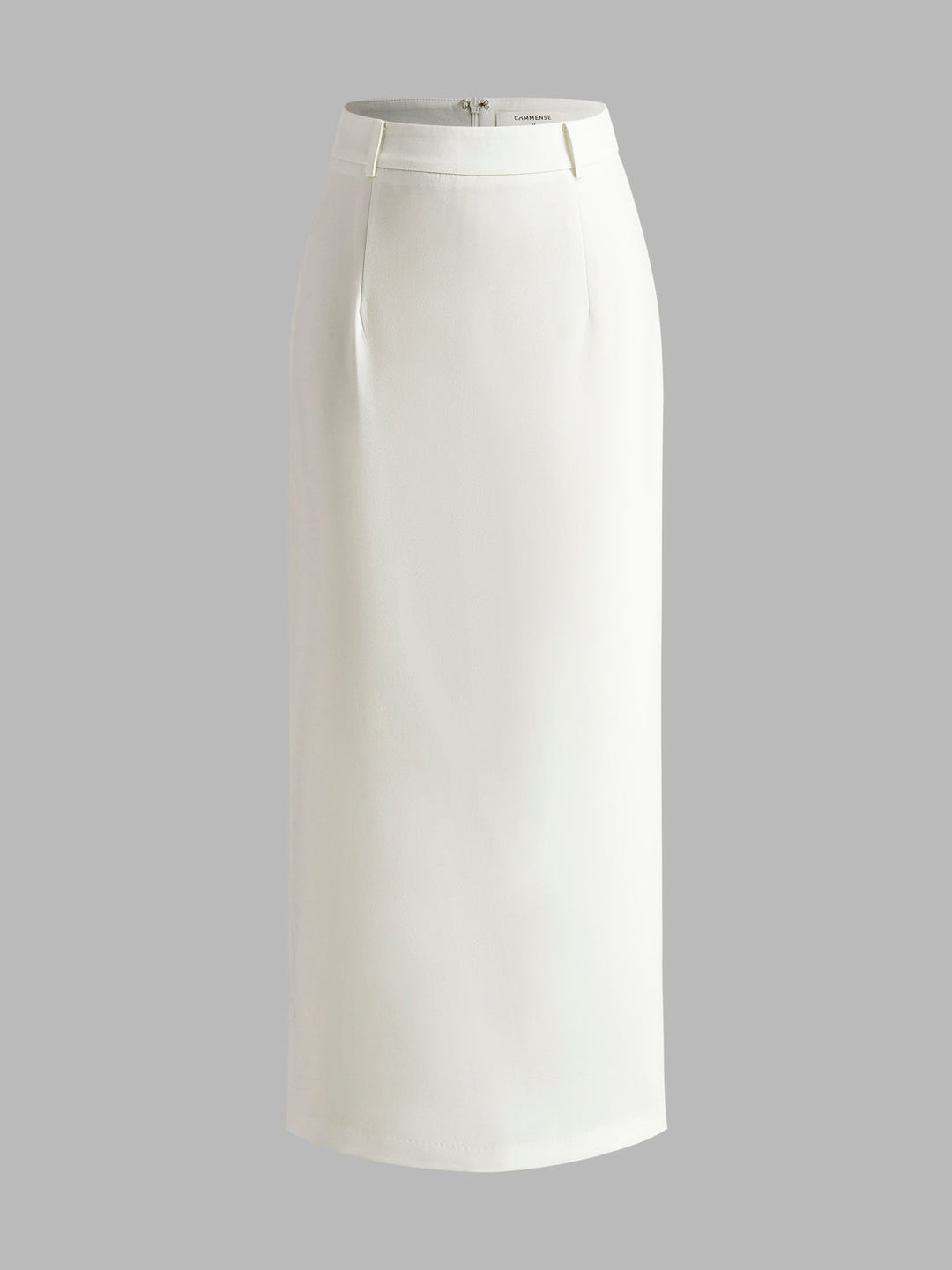 Eleganter Maxirock mit Schlitz hinten ohne Gürtel