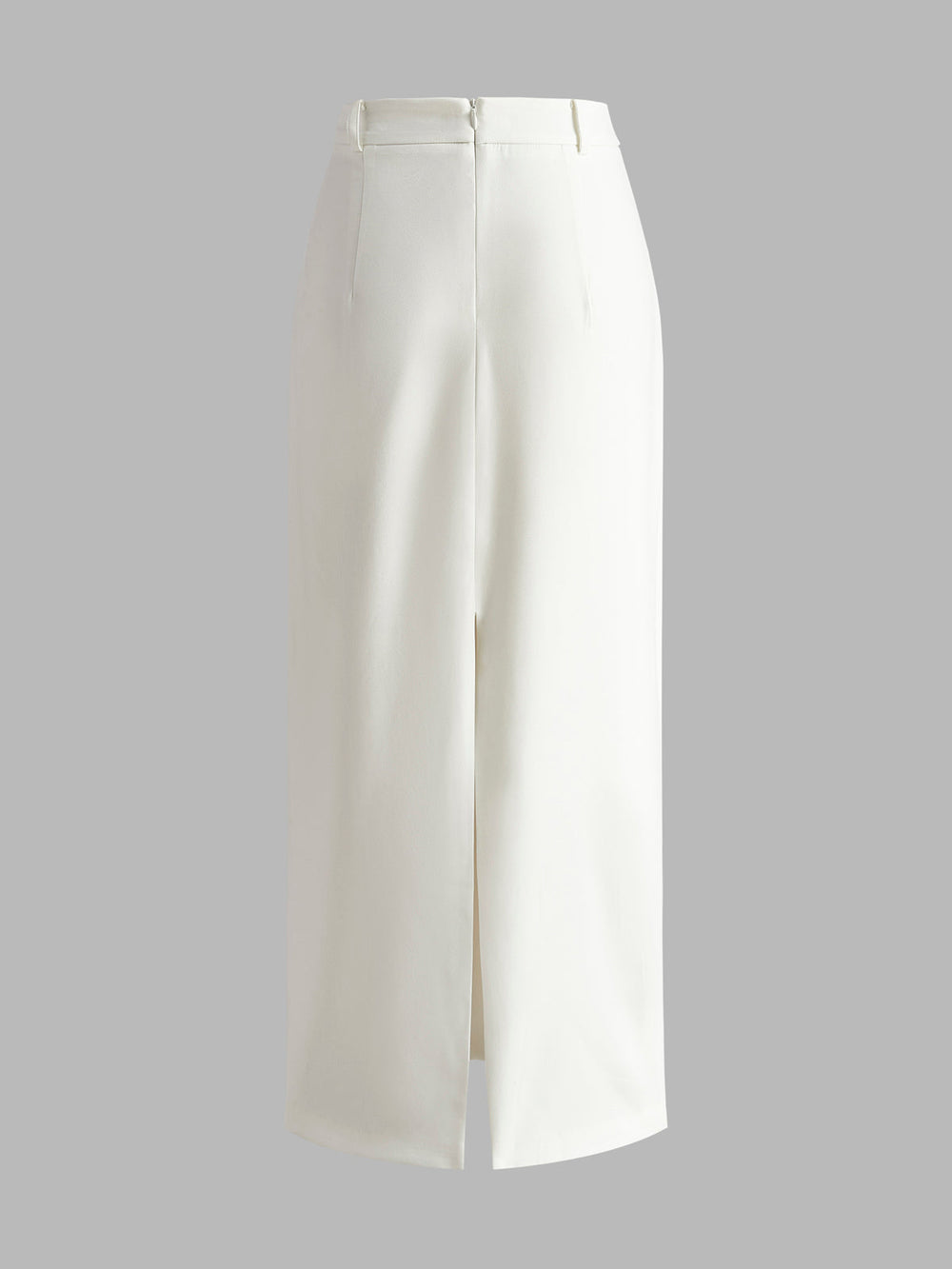 Eleganter Maxirock mit Schlitz hinten ohne Gürtel