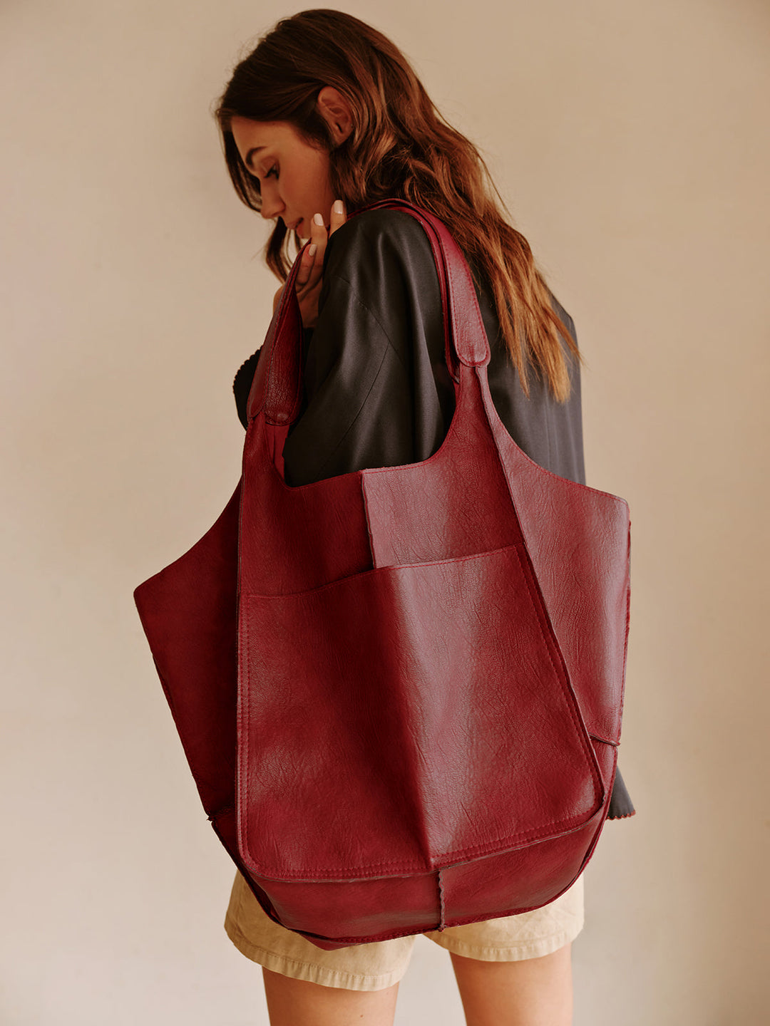Übergroße Tasche mit großem Fassungsvermögen