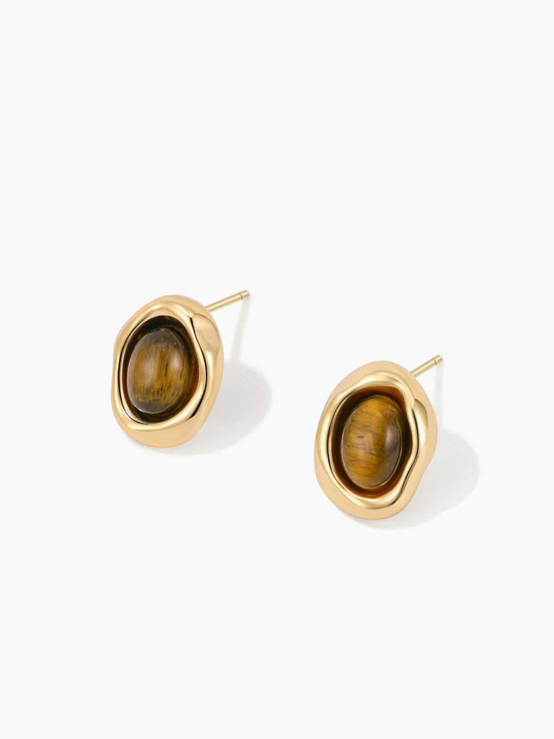 Vintage Tiger Eye Ohrringe