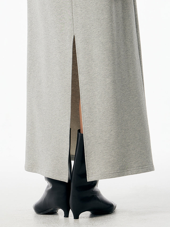 Asymmetrischer Rock-Set Mit Kordelzugtaschen