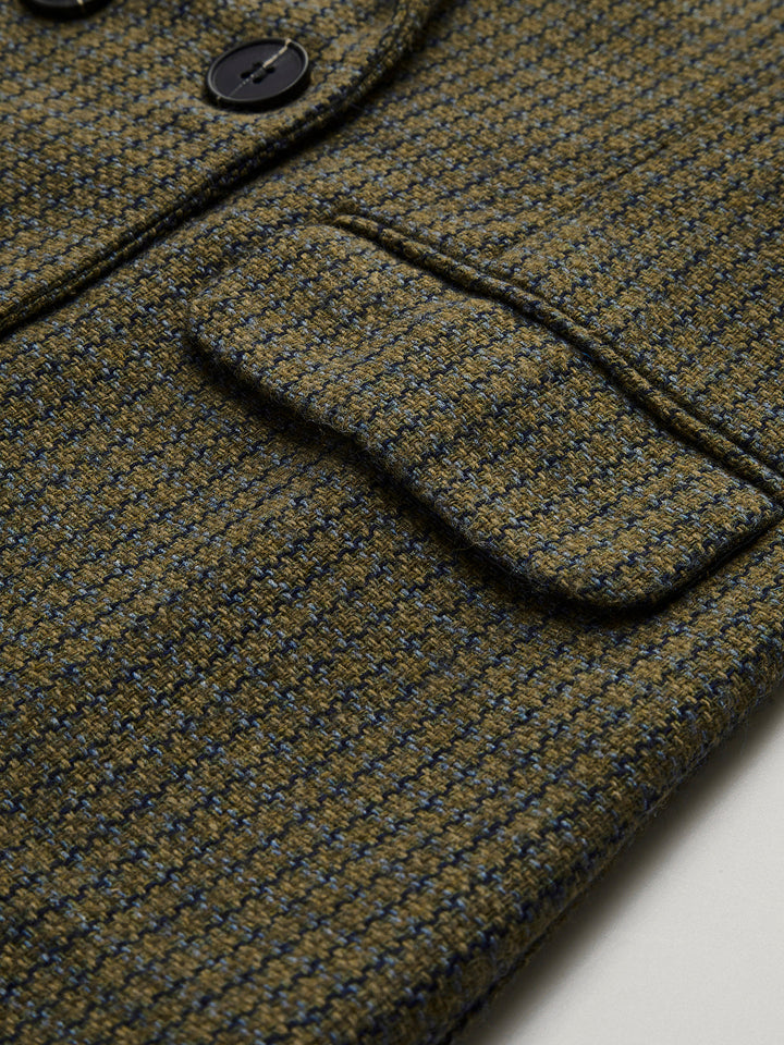Oversized Tweed Karomuster Blazer