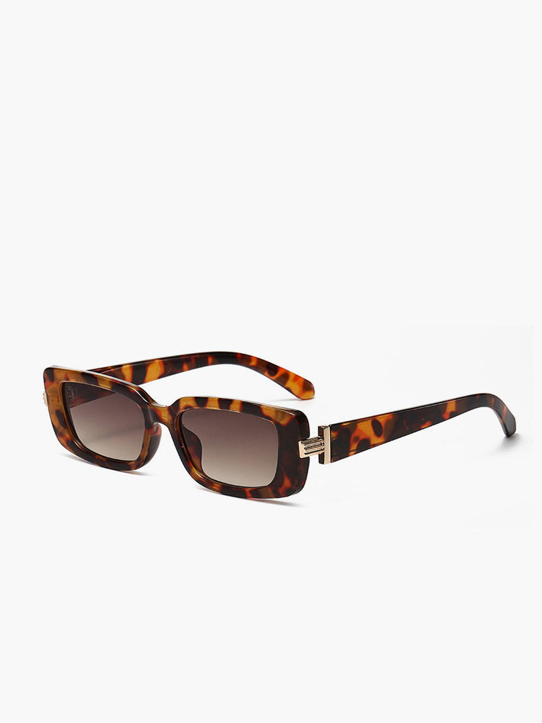Leopardenmuster Quadratische Sonnenbrille