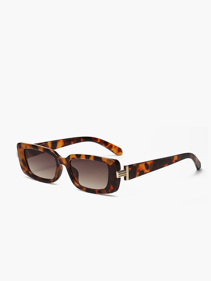 Leopardenmuster Quadratische Sonnenbrille