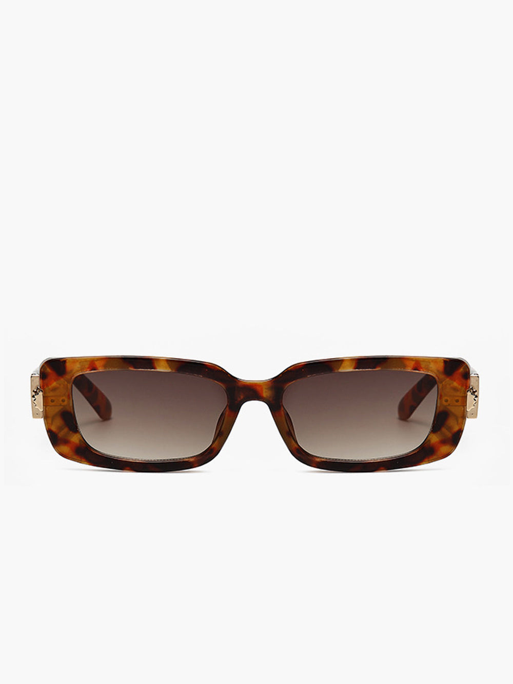 Leopardenmuster Quadratische Sonnenbrille