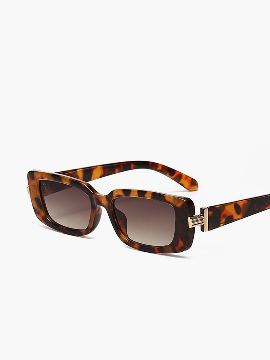 Leopardenmuster Quadratische Sonnenbrille