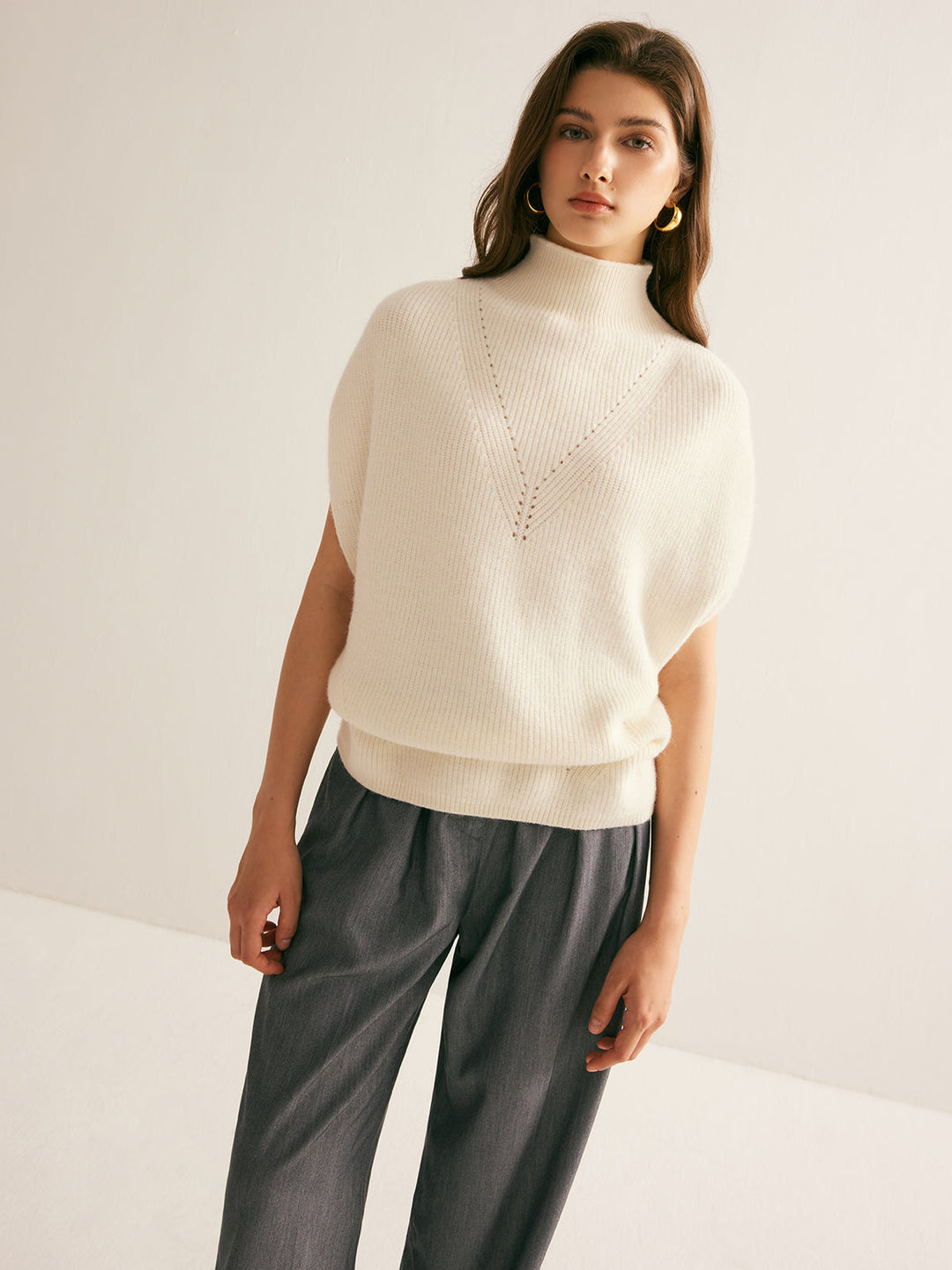 Eleganter Pullover mit Rollkragen