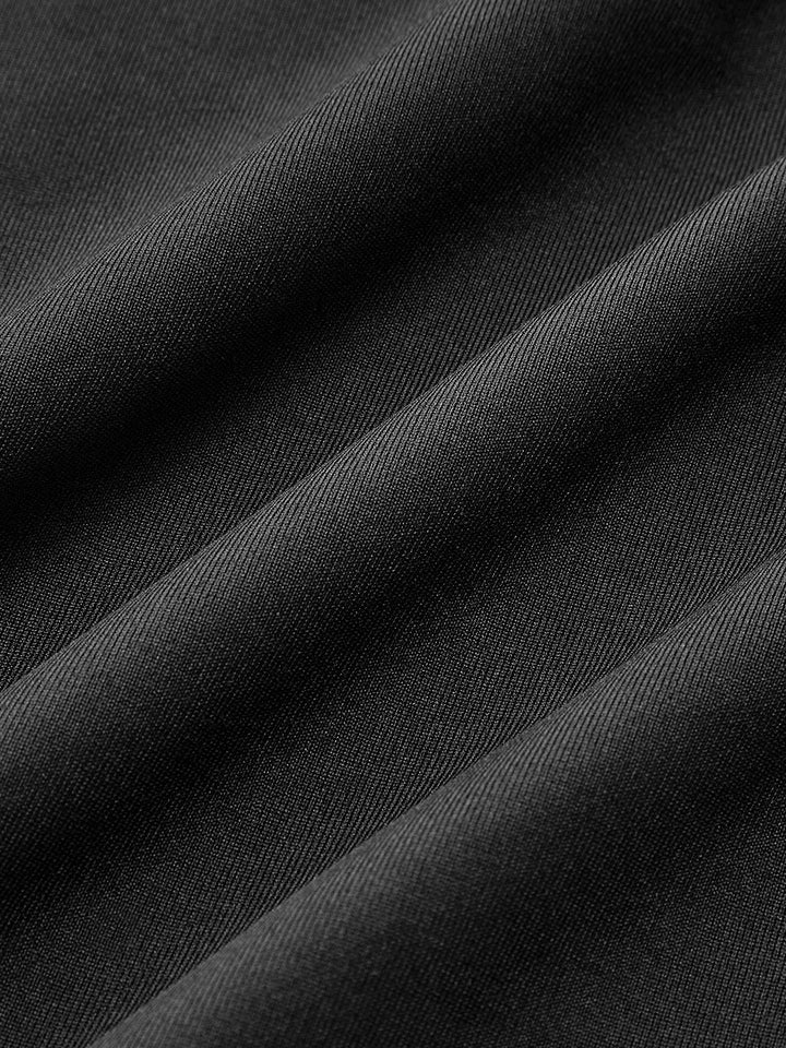 Zweifarbige Röhrenkleid mit Strickbund