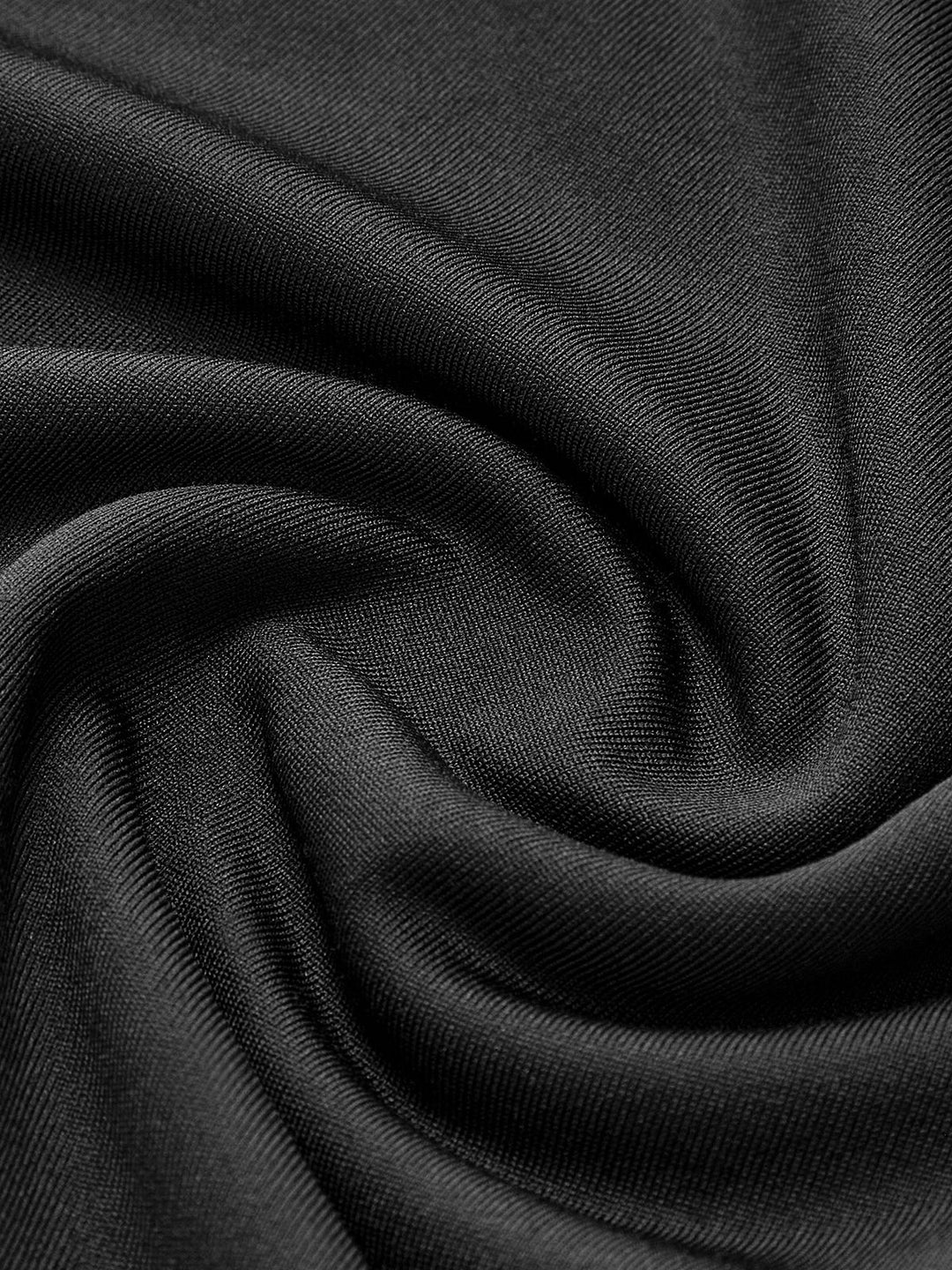 Zweifarbige Röhrenkleid mit Strickbund