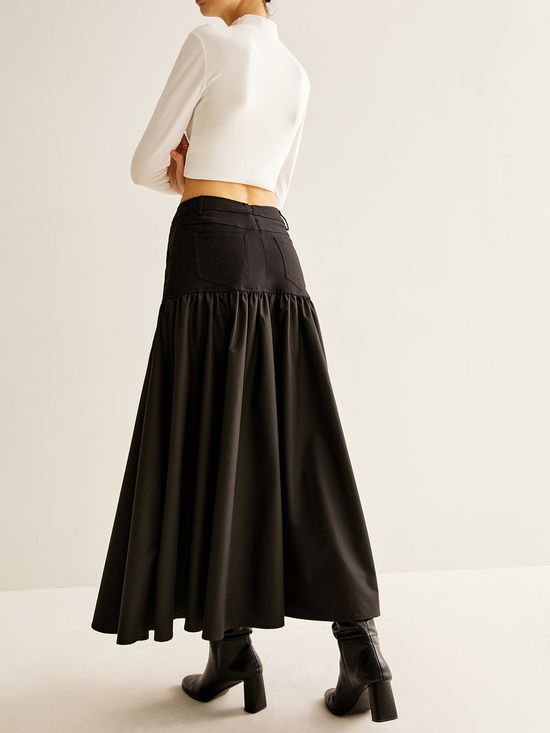 Panel Pockets Umhangrock