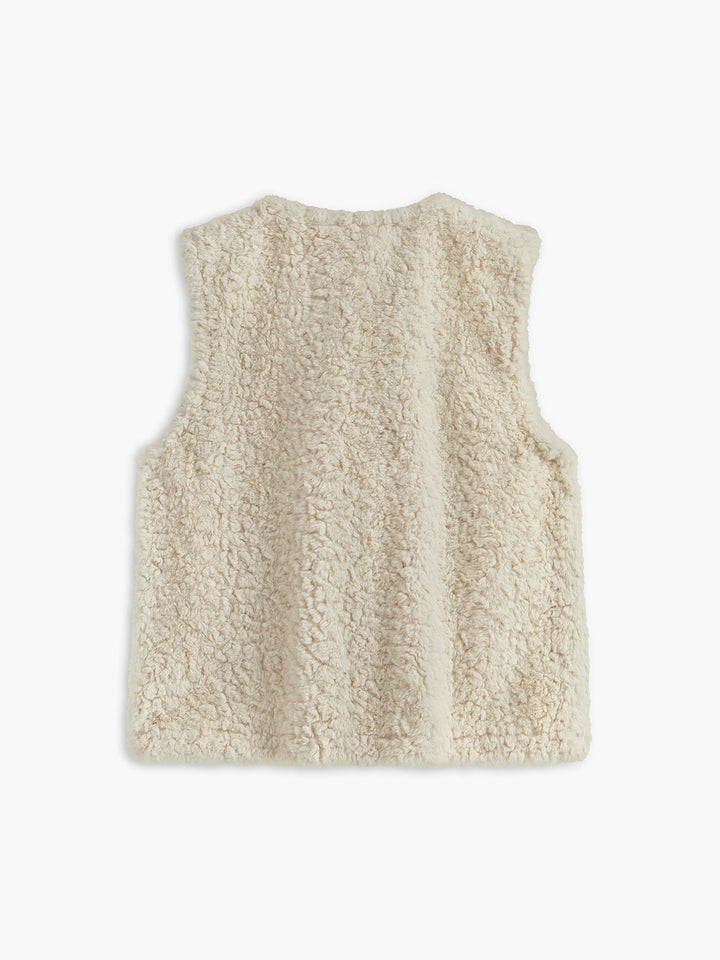 Fleece-Weste mit weichen Taschen