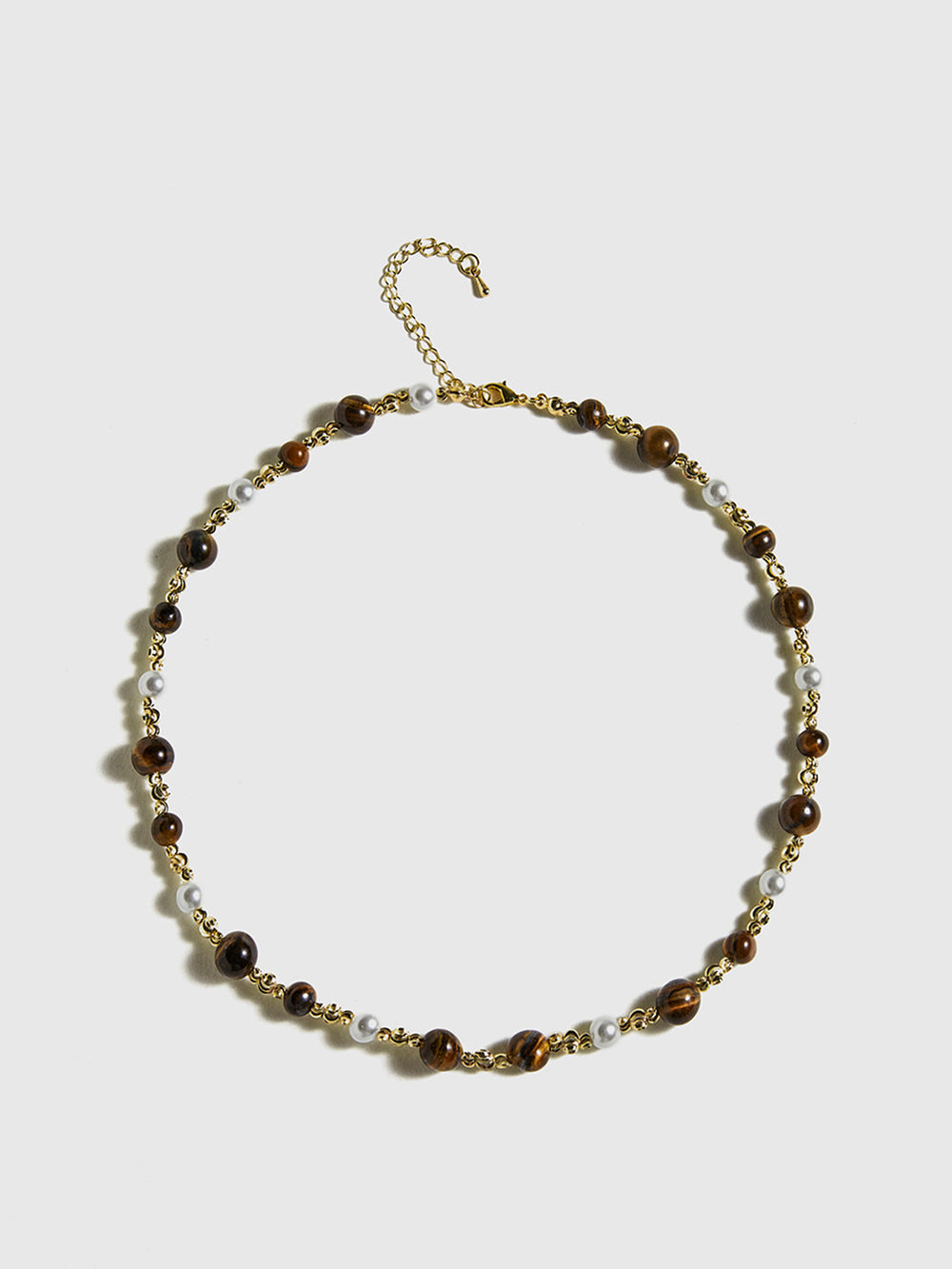 Tigerauge-Stein-Choker-Kette