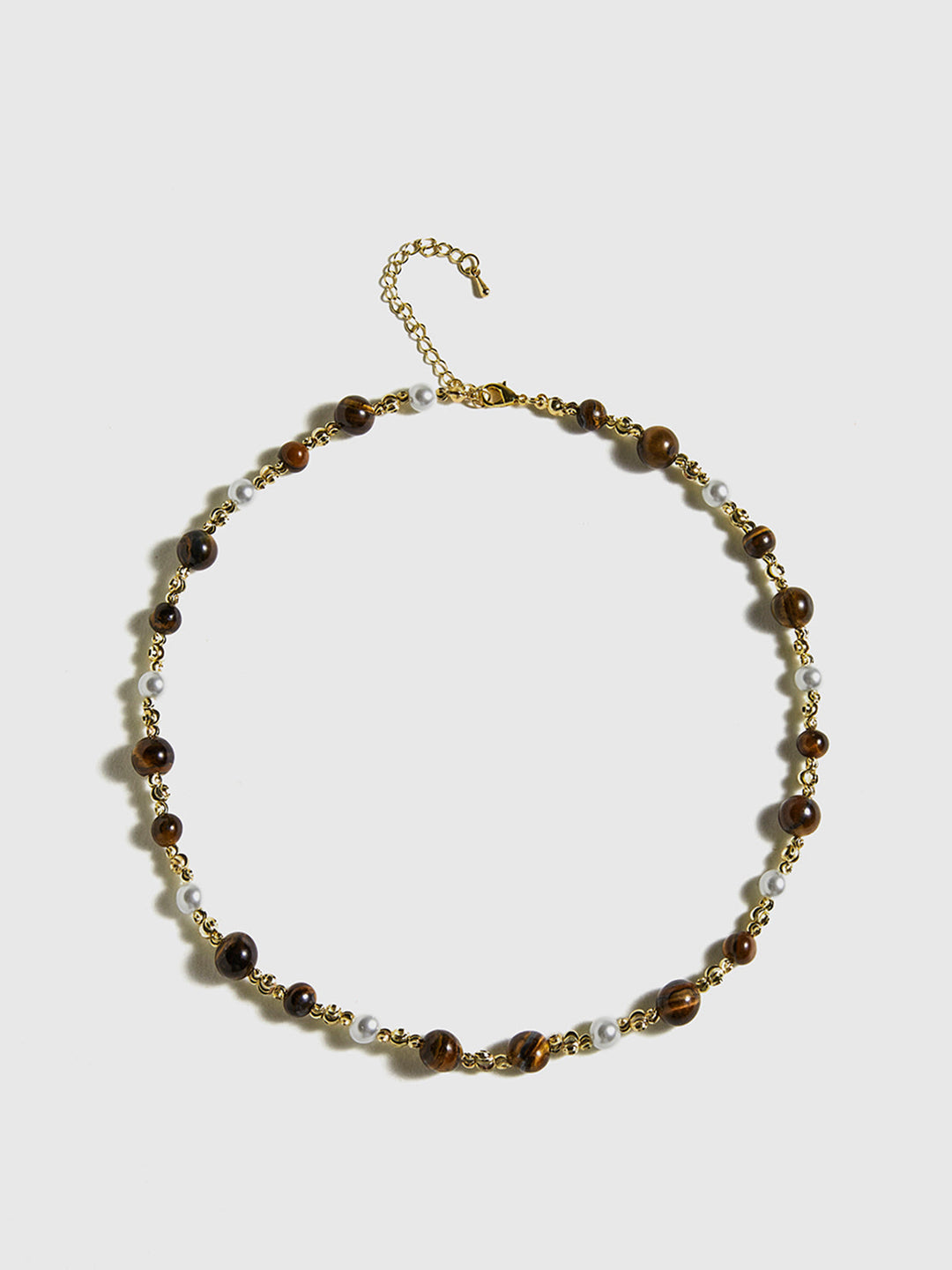 Tigerauge-Stein-Choker-Kette