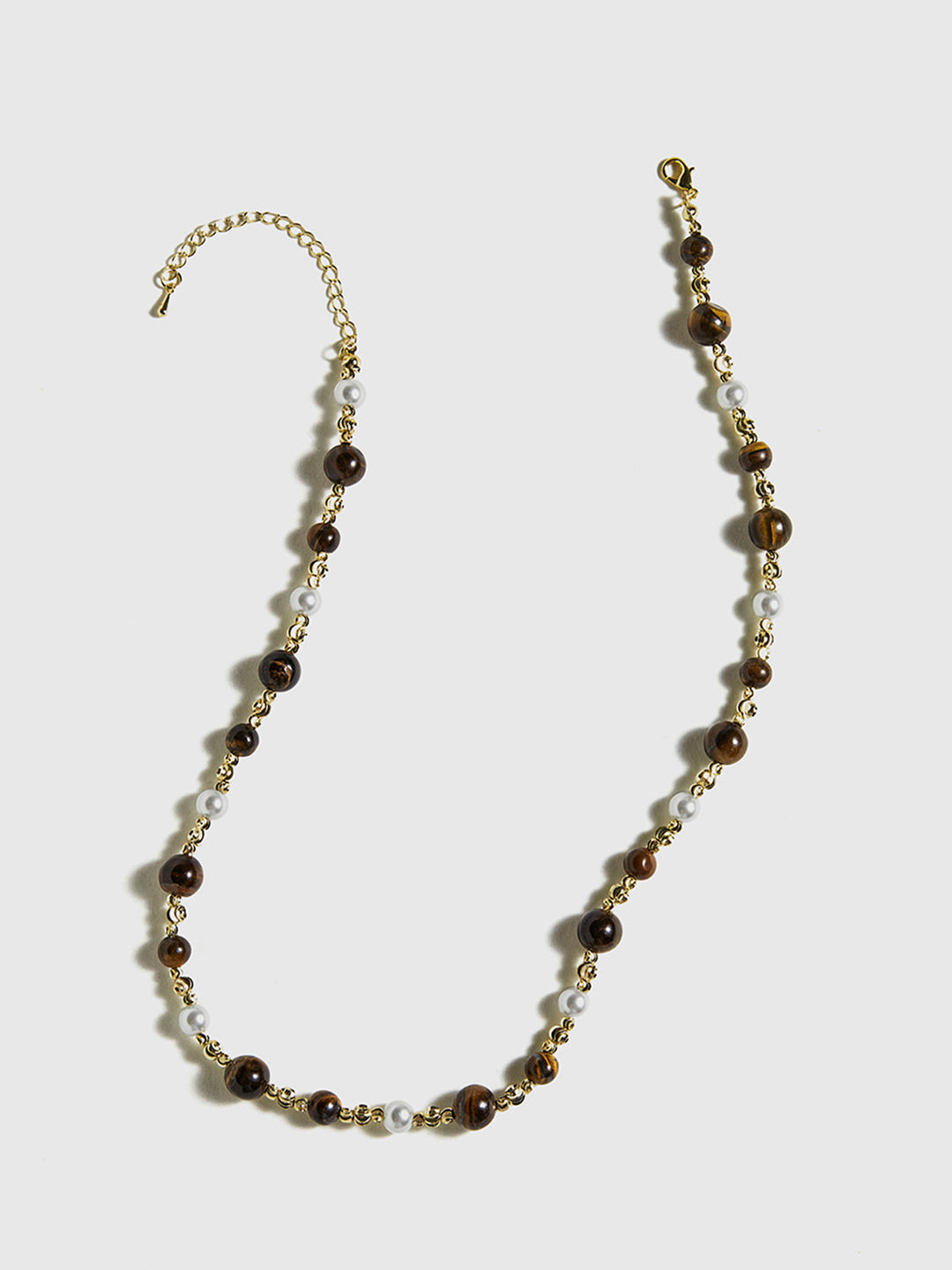 Tigerauge-Stein-Choker-Kette