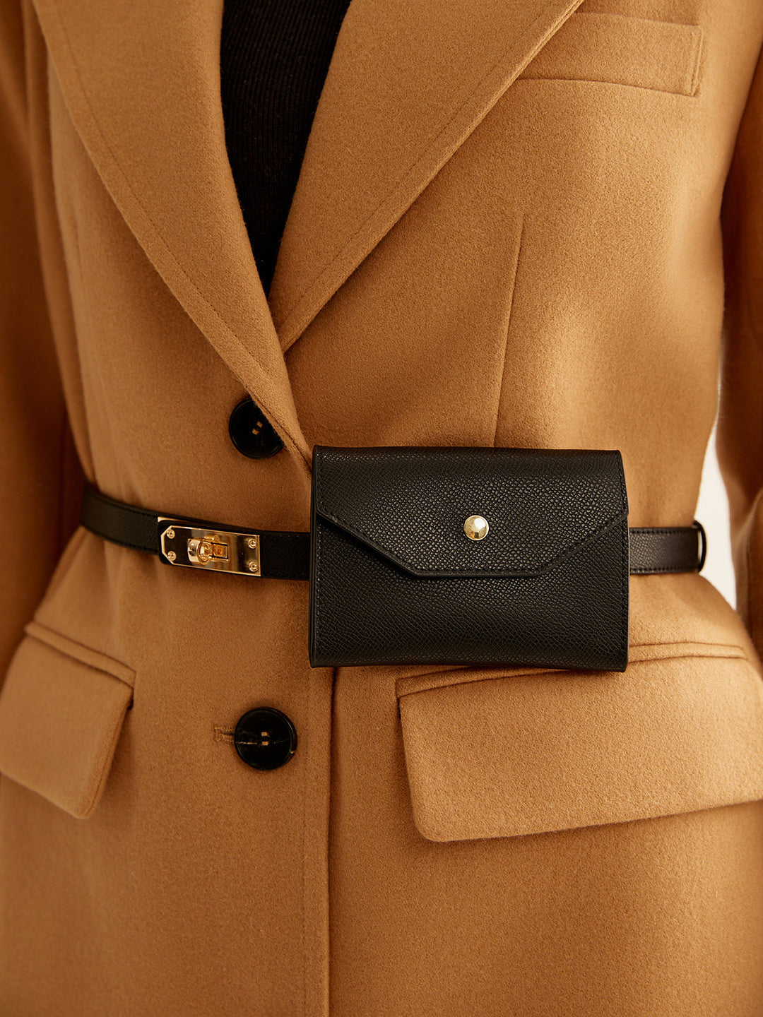 Leder-Gürteltaschen-Set