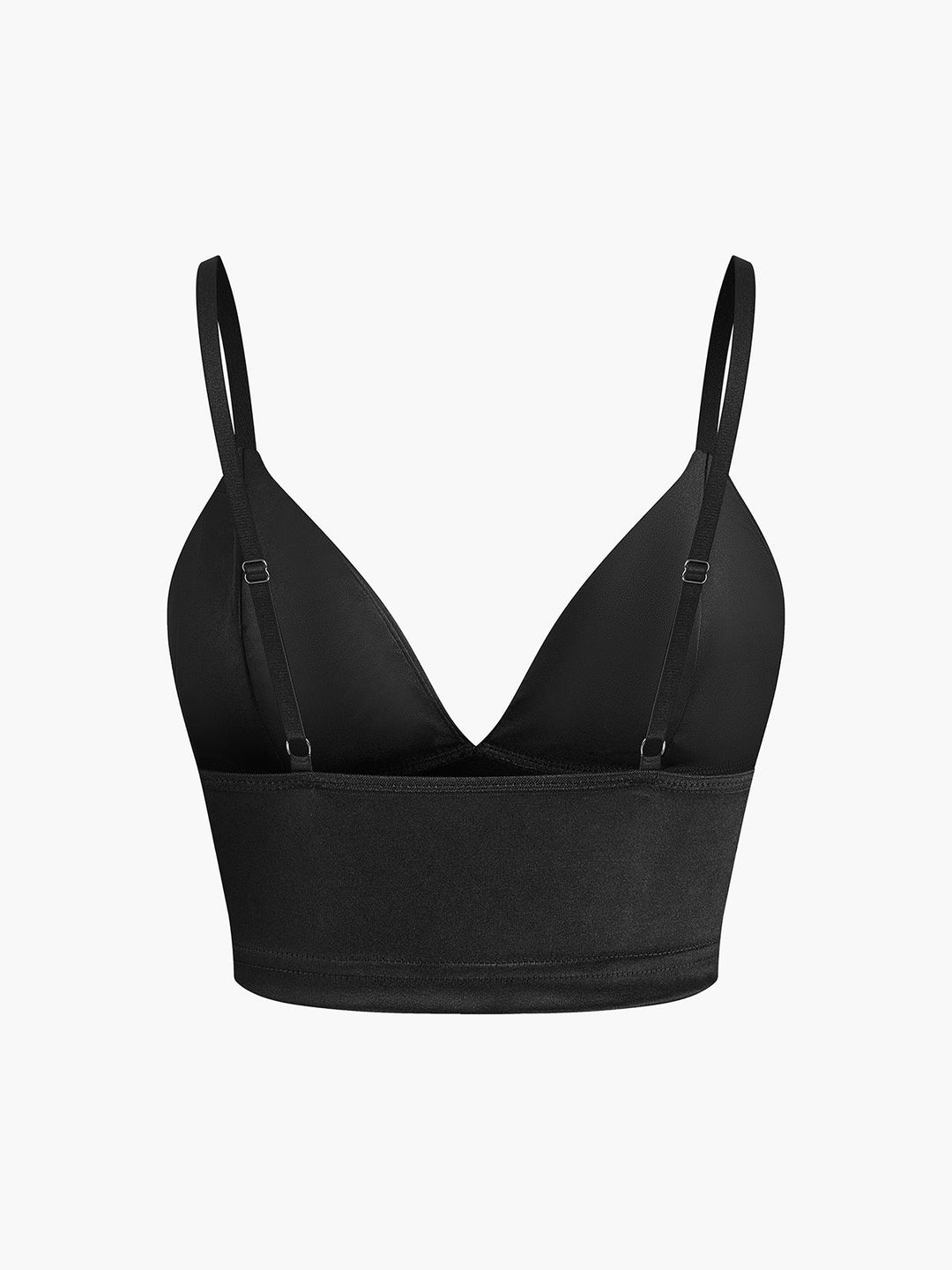 V-Ausschnitt Jersey Crop Cami Top