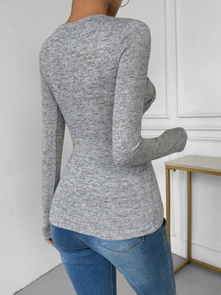 Geknotetes Skinny Jersey Top