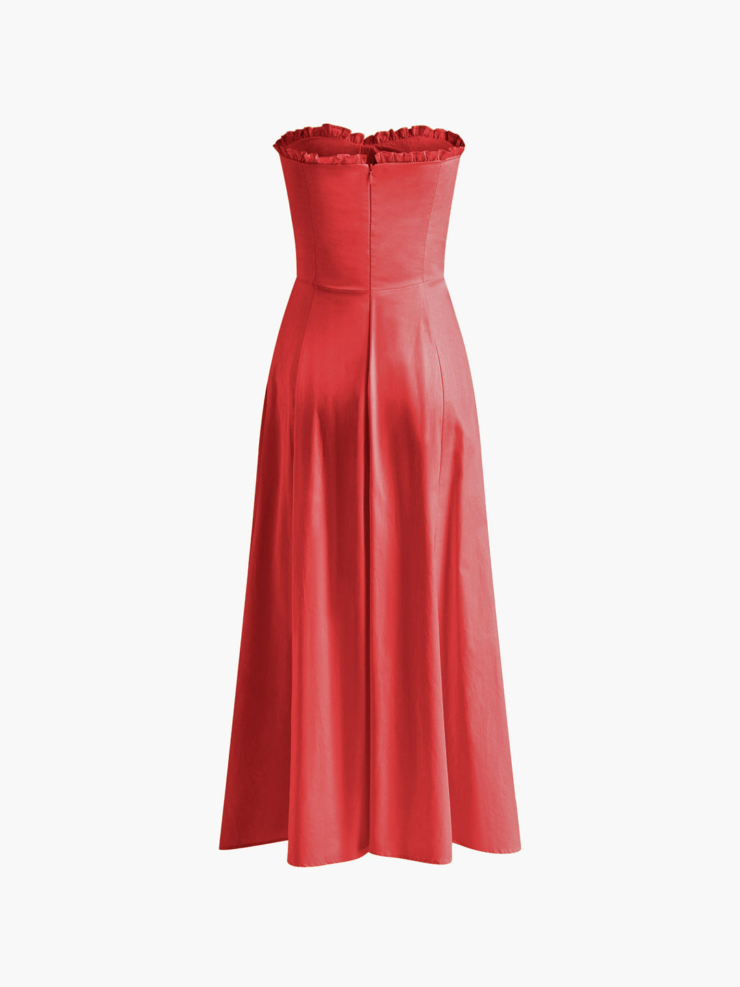 Lettuce Trim Wickelkleid mit Schlitz