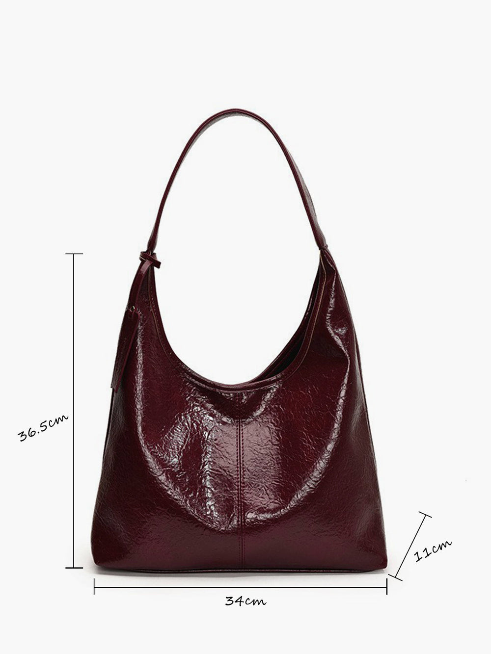 Freizeit-Knopfverschluss Hobo Bag