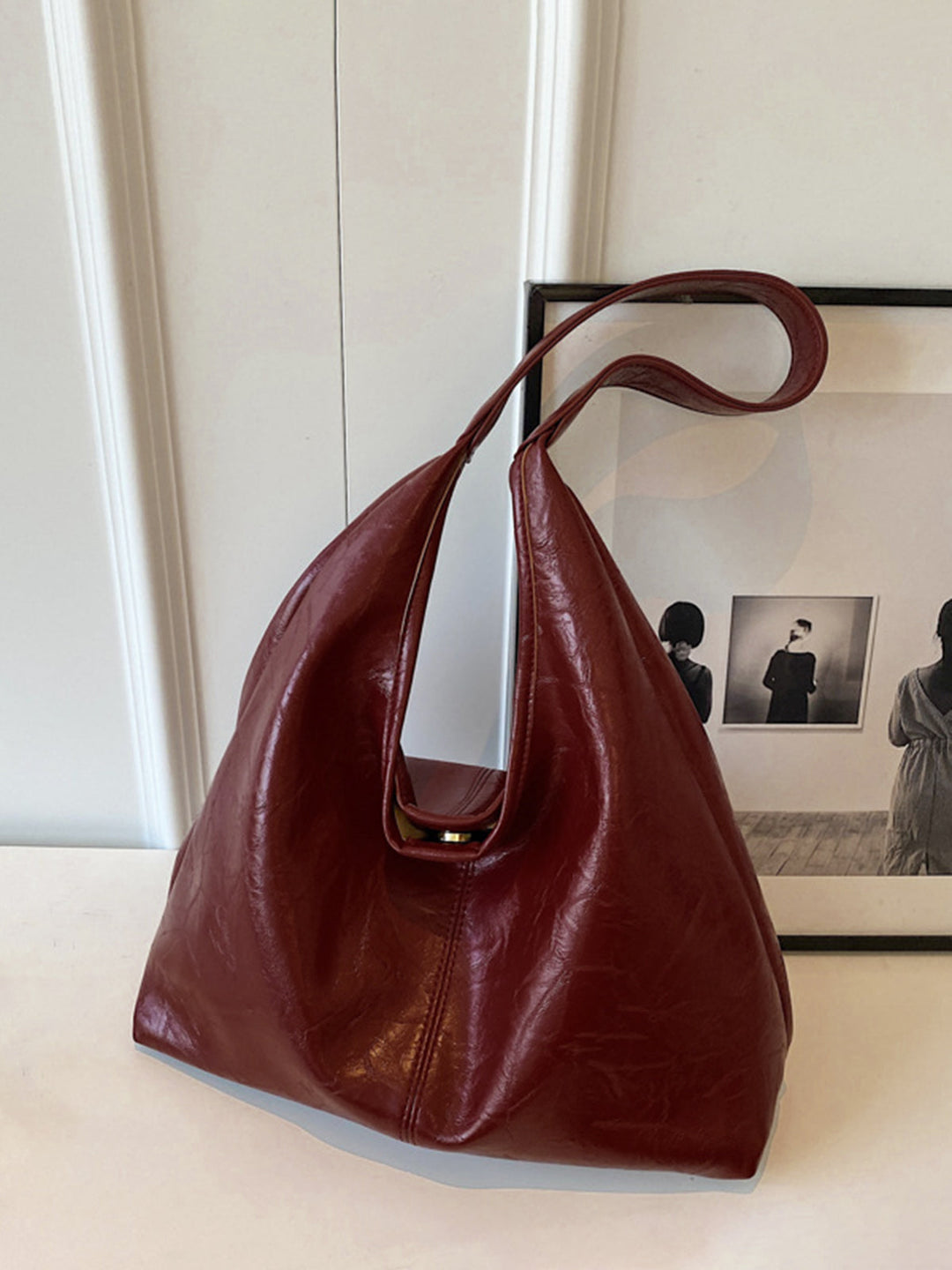 Freizeit-Knopfverschluss Hobo Bag