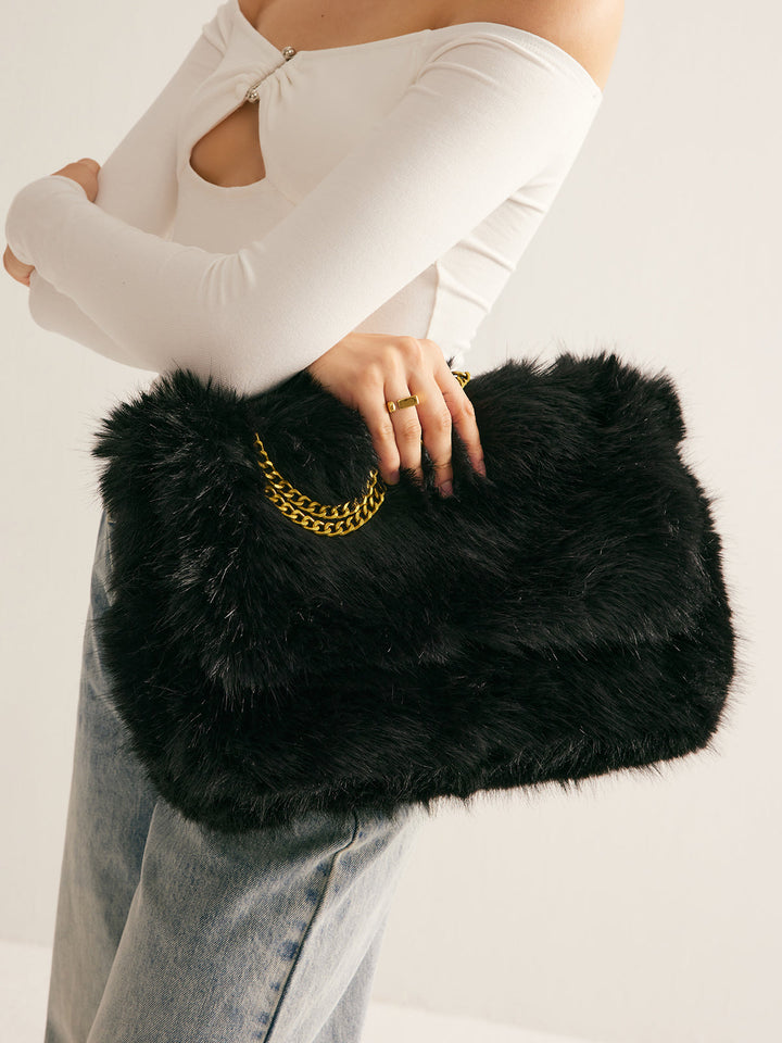 Große Kapazitäts-Fuzzy-Klappen-Tasche