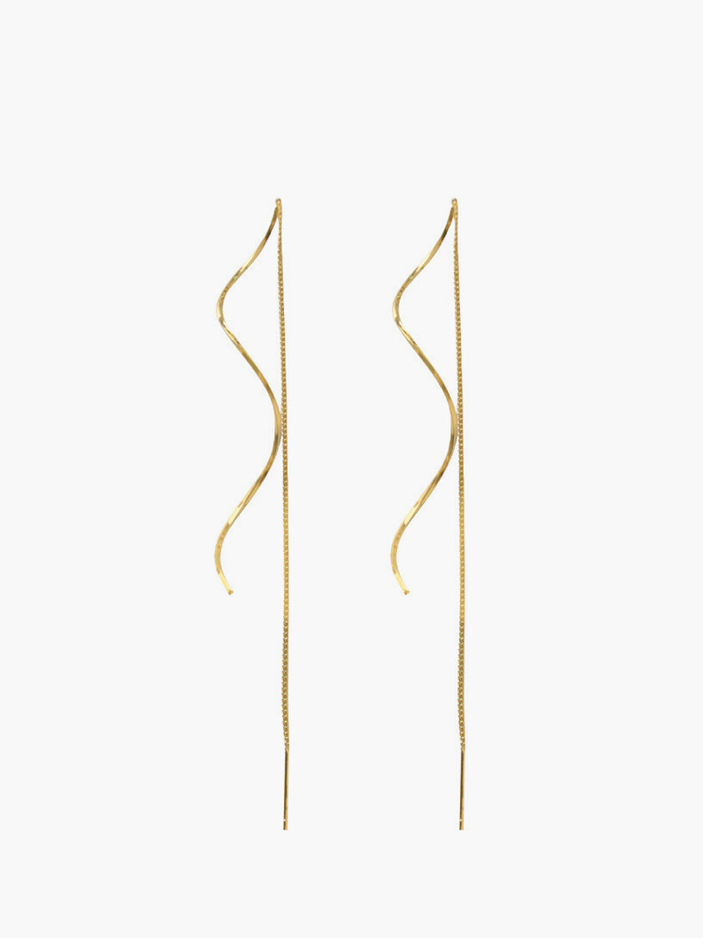 Spiral Quastenohrringe