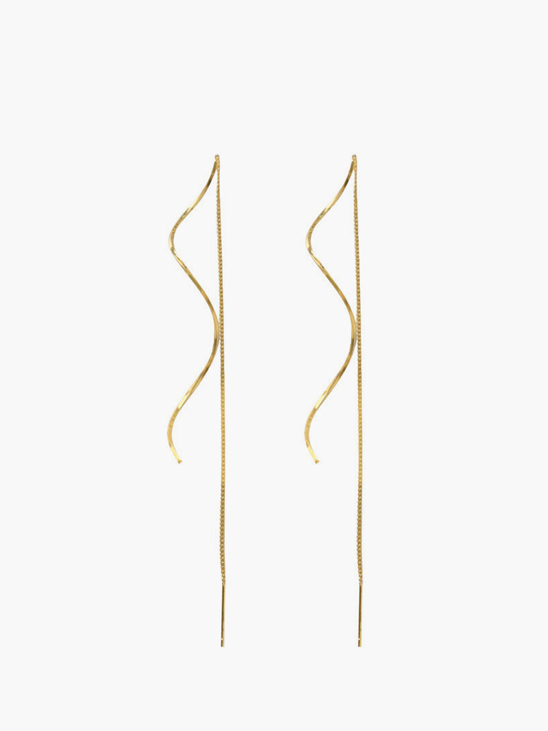 Spiral Quastenohrringe