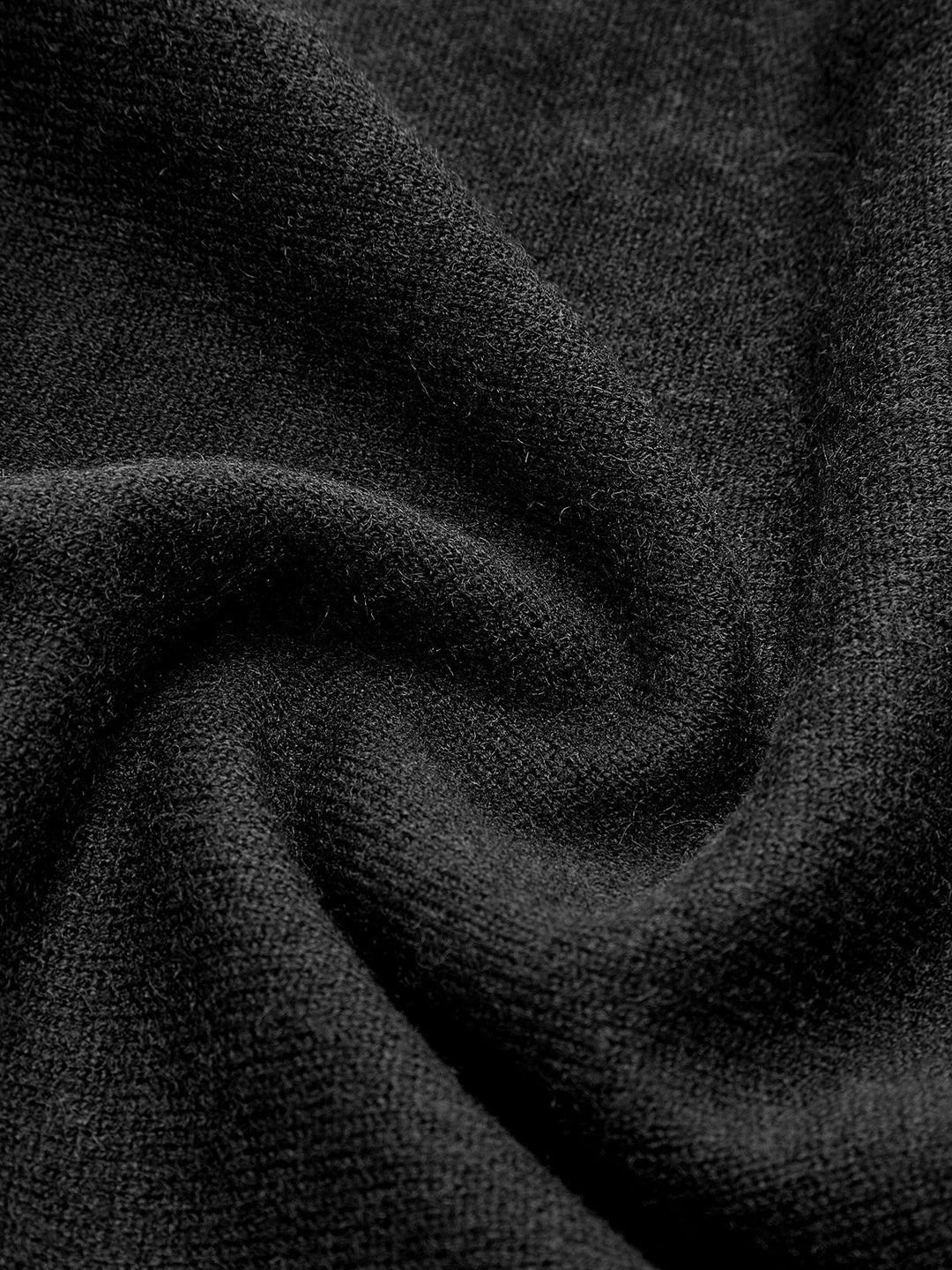 Schlichter Pullover-Strickkleid Kurz