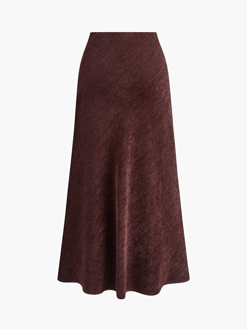 Minimalistische Cordrock mit drapierter Taille