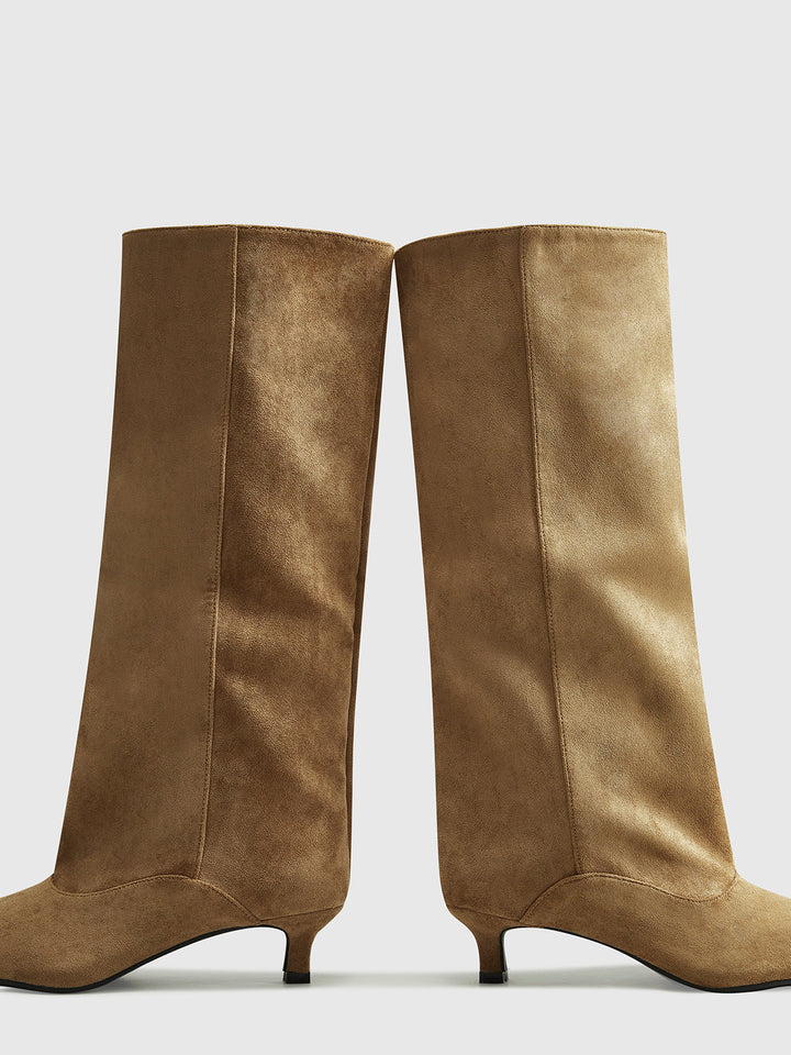 Kitten Wildleder Overknee-Stiefel