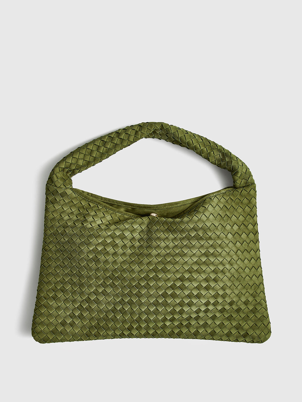 Große Kapazität Wildleder Gewebte Tasche