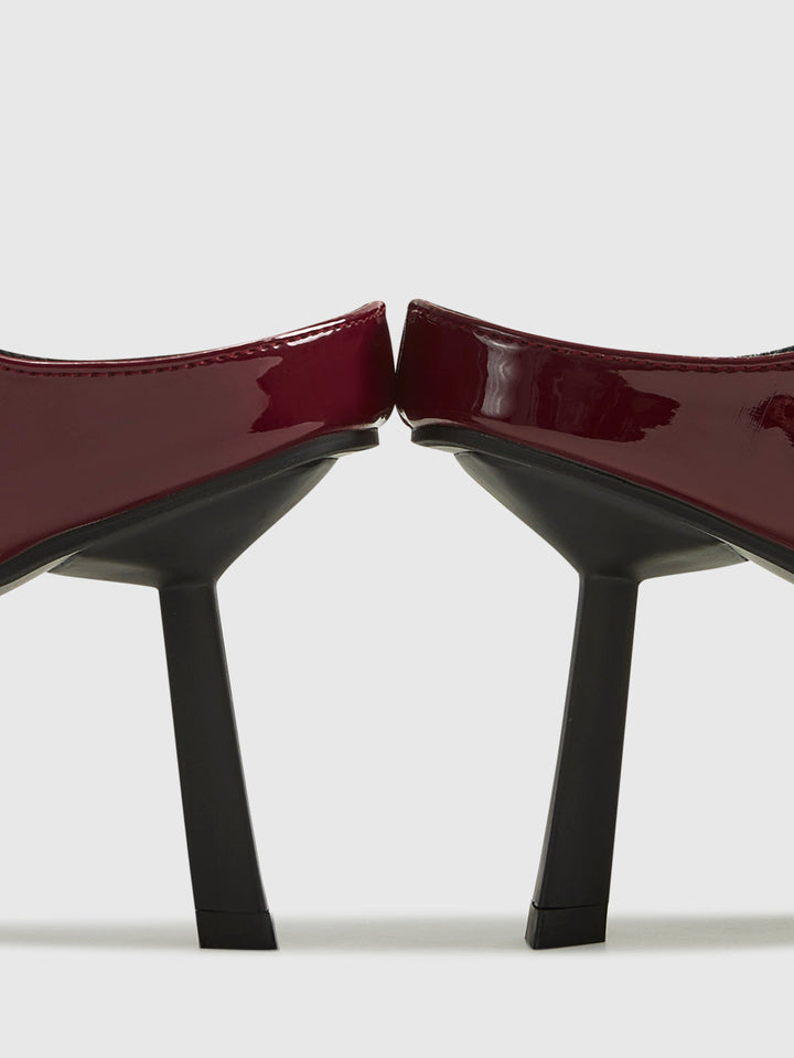 Spitze Zehen Riemchen High Heel Schuhe