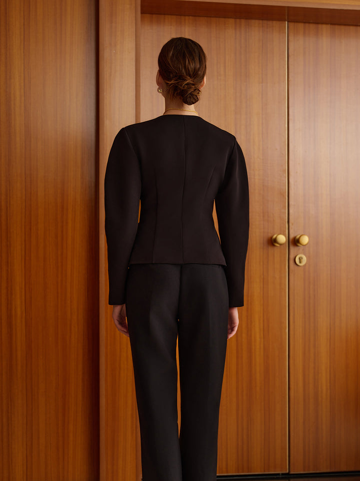 Schulterfreier Schlank-Bluse