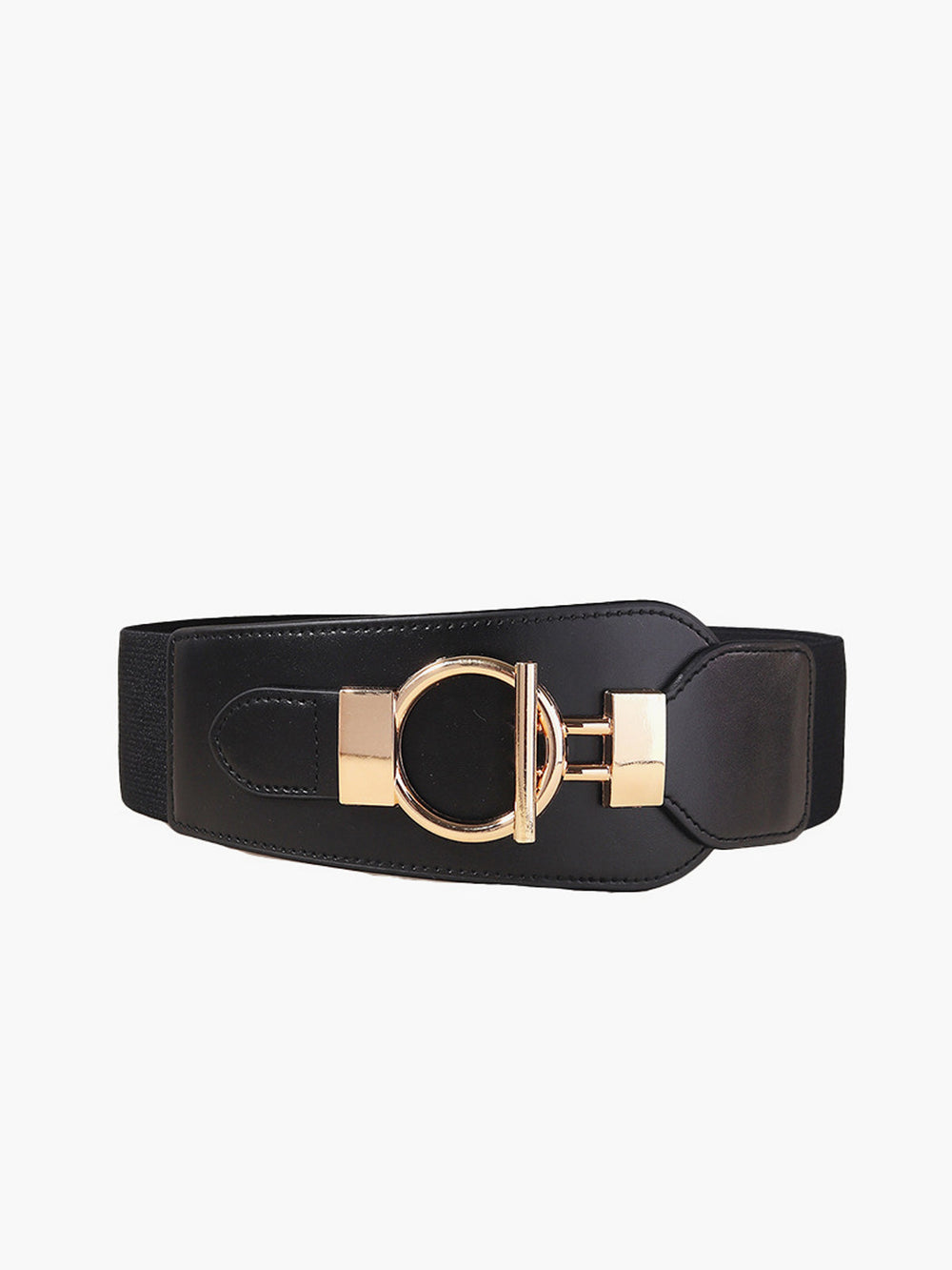 Elastischer Breitgürtel mit Metall-Lariat