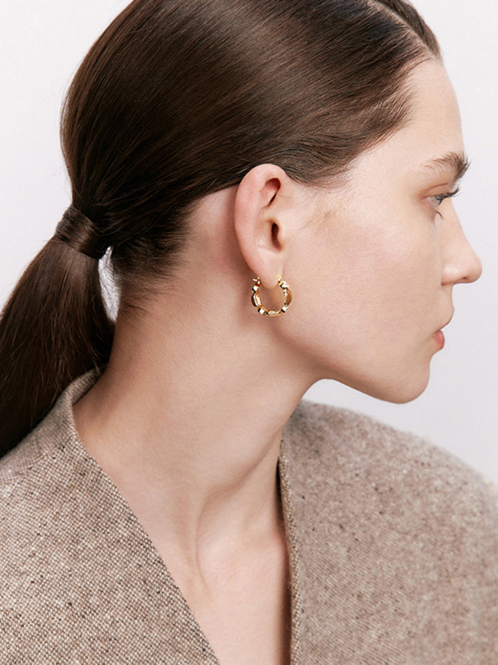 Luxus-Strass-Creolen