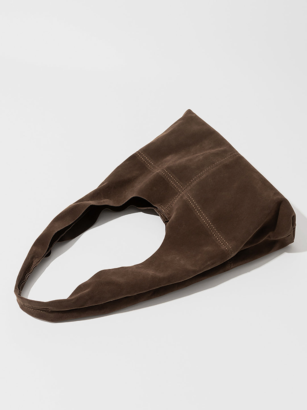 Button-Verschluss Hobo-Tasche