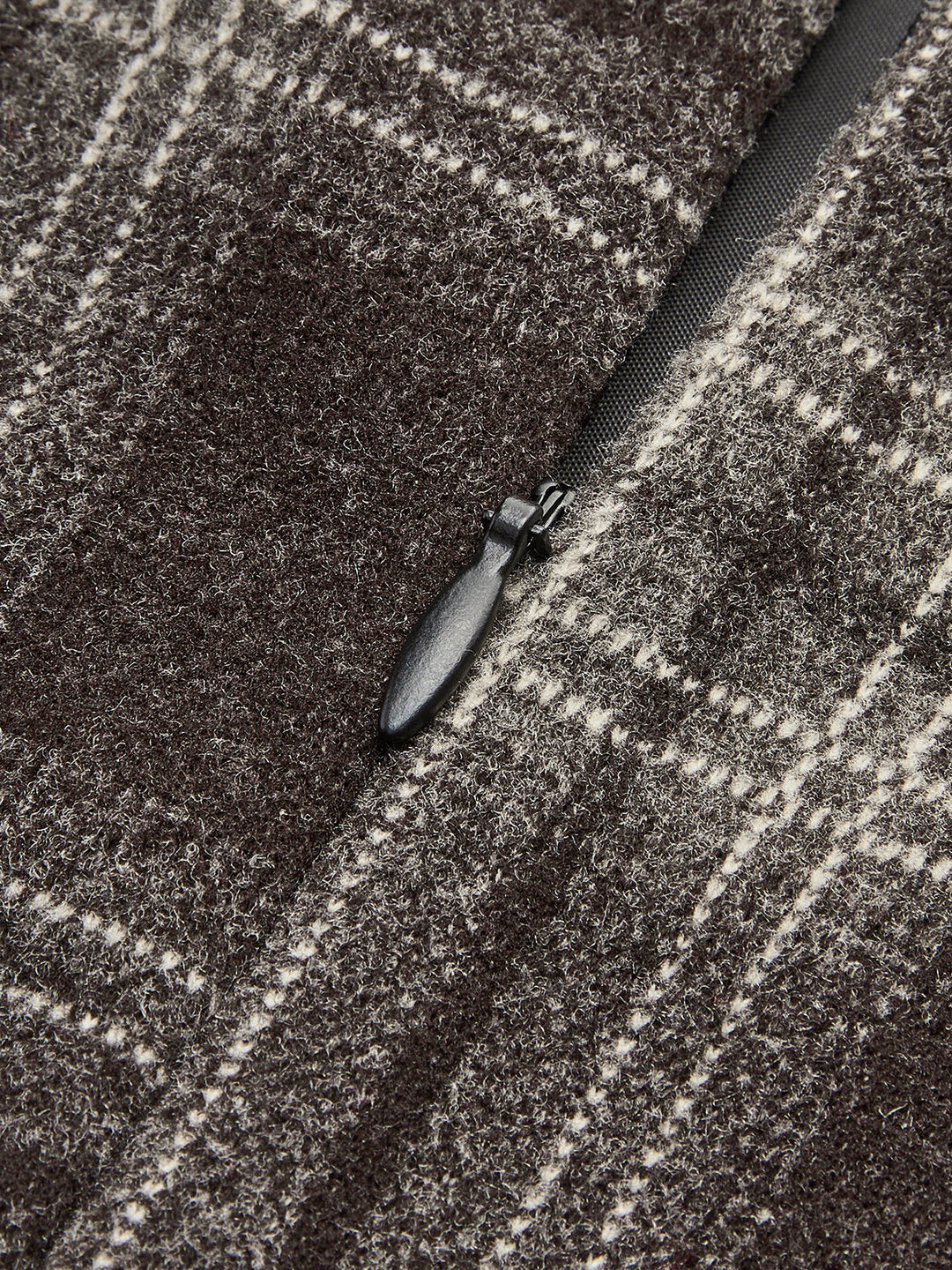 Plaid Tweed Minirock