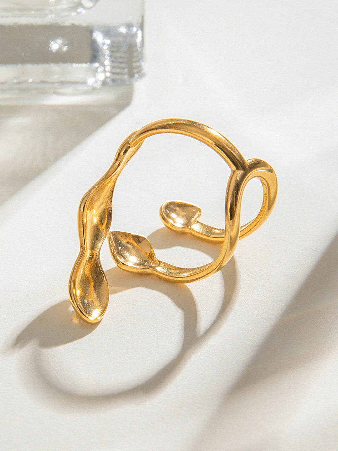 Liquid Lava Verstellbarer Offener Ring